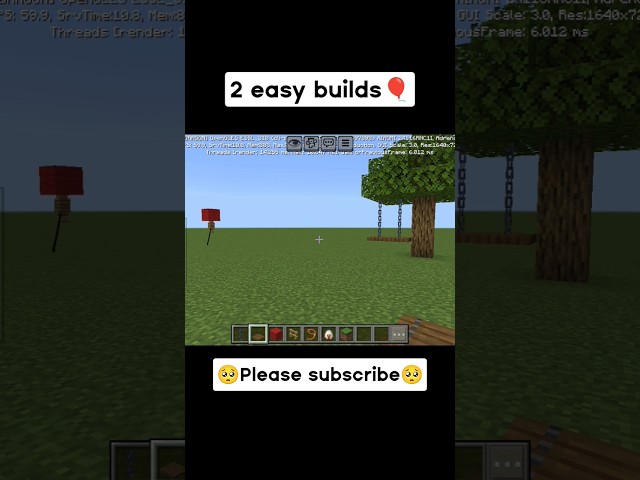 Minecraft 2 amazing easy builds in Minecraft 🎈