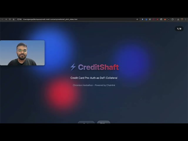 CreditShaft  Protocol | Chromium Chainlink Hackathon Submission
