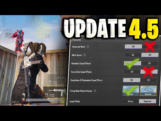 New Update 4.5 Best Settings & Sensitivity to Improve Headshots and Hip-Fire ✅❌ | PUBG MOBILE / BGMI