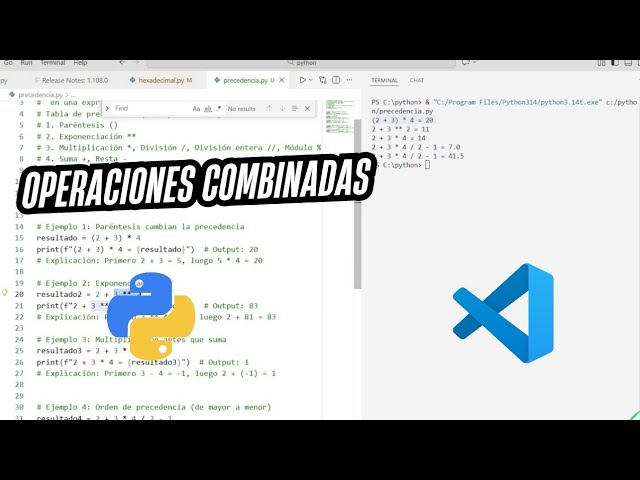 Domina las operaciones combinadas en  PYTHON (Precedencia y Paréntesis) 🐍