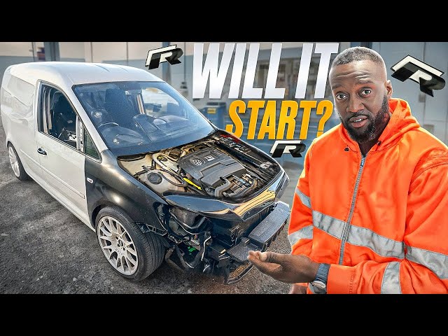 Fitting A 2.0 TFSI GOLF R engine The World's First VW Caddy R BUILD