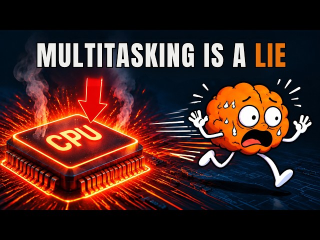 Multitasking is a lie — for you and your CPU