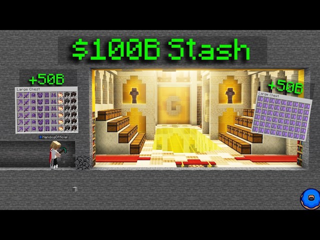 DonutSMP's Biggest Stash Raid ($100B)