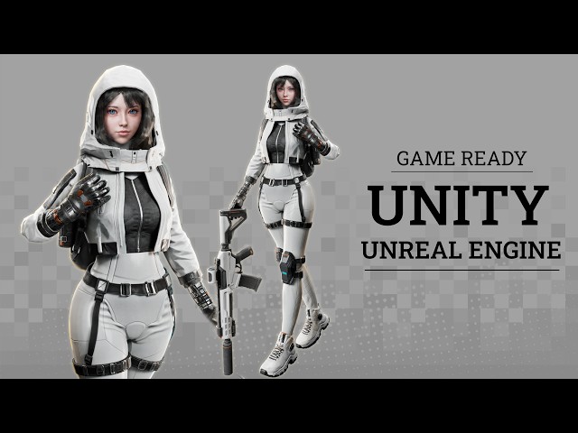 Sierra – Game Ready 3D Character Preview