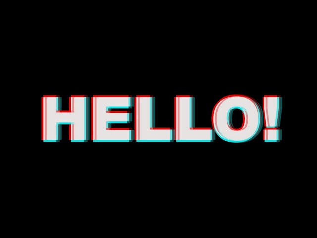 CSS 3D Glitch Text Effect Using HTML & CSS Only. #css #html #glitch #texteffect #fyp #effect #ui 