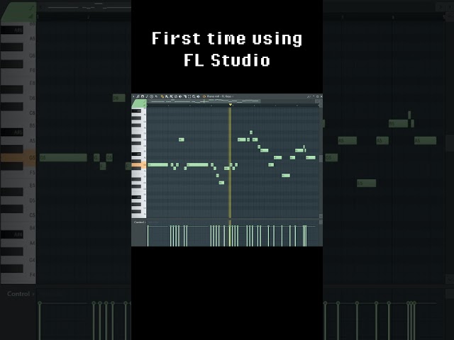First Time Using FL Studio #shorts #deltarune #music