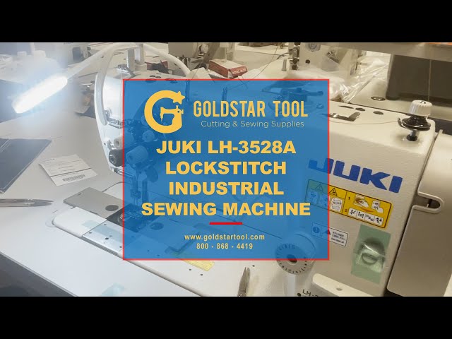Product Showcase-JUKI LH-3528A Lockstitch Industrial Sewing Machine-Goldstartool.com - 800-868-4419