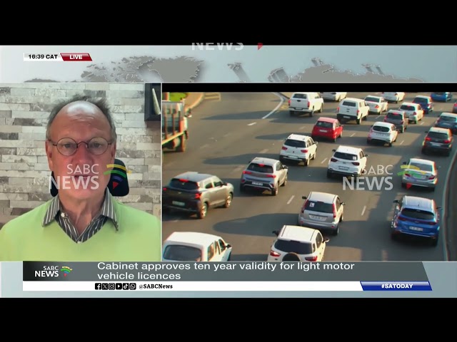 Cabinet increases driver's license validity to 10 years: OUTA CEO weighs in
