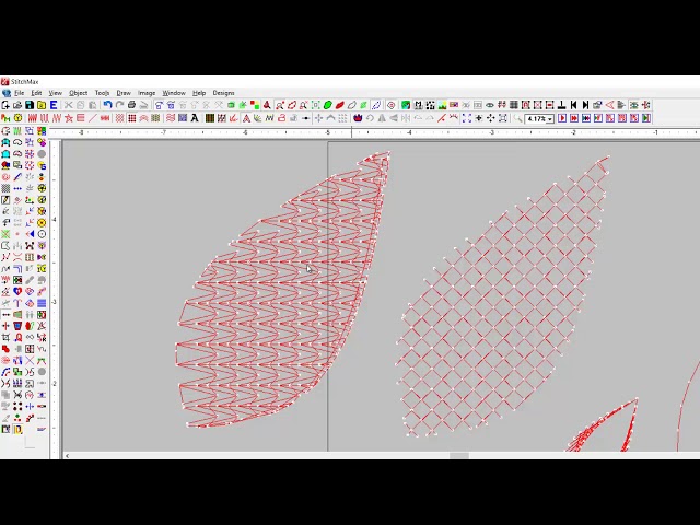 StitchMax Demo Part-2 | Stitch Types with Fill Effects in Embroidery Software