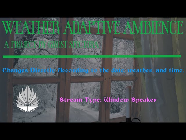 Cozy Reading Nook At Sun Rise In Winter During A Blizzard | Adaptive Ambience (Window Speaker)