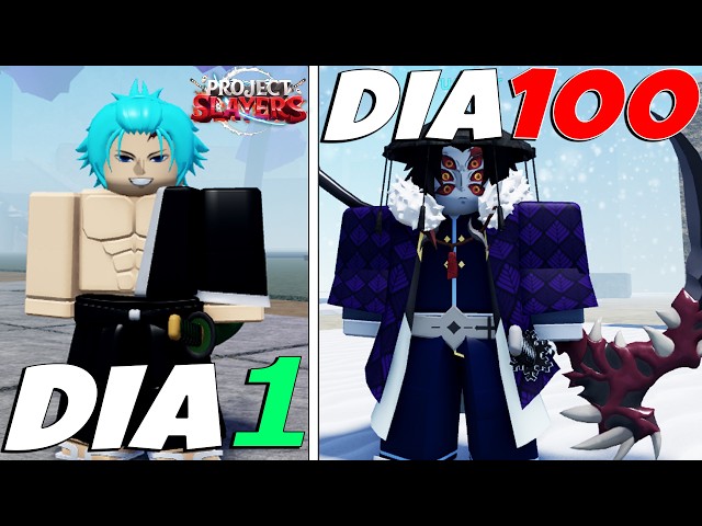 I SURVIVED 100 DAYS IN PROJECT SLAYERS IN 2026! 💀 (WITHOUT SPENDING ROBUX)