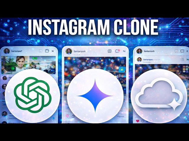 Instagram Clone using GPT , Gemini , Claude #claude #ai