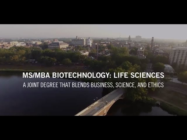 MS/MBA Biotechnology: Life Sciences Joint Degree