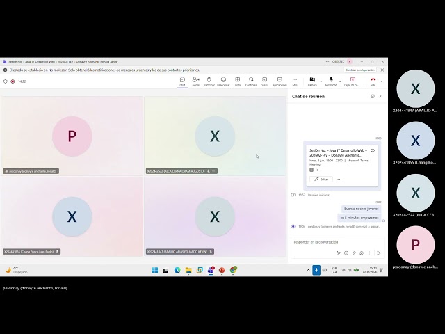 1  Java 17 Desarrollo Web – 2026 06 08
