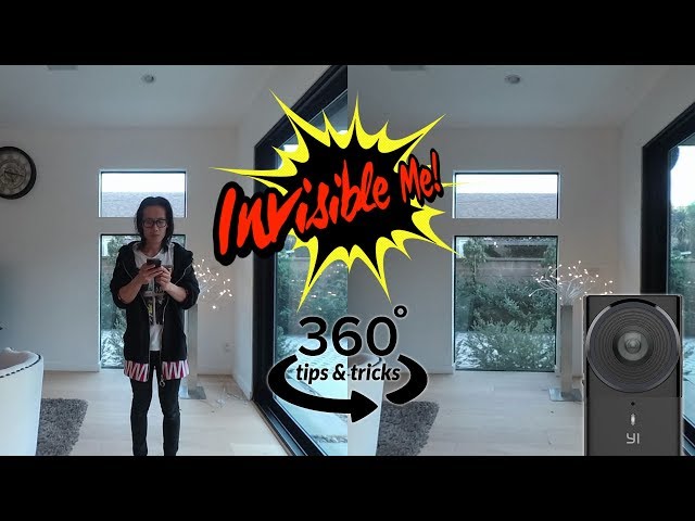 Yi 360 VR new feature: remove yourself and people from 360° photo automatically in Android phone.