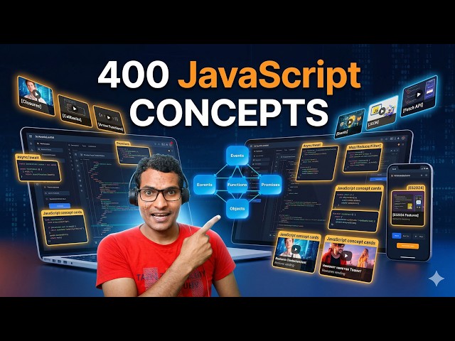🚀 400 JavaScript Concepts in One Place | Learn JS the Smart Way