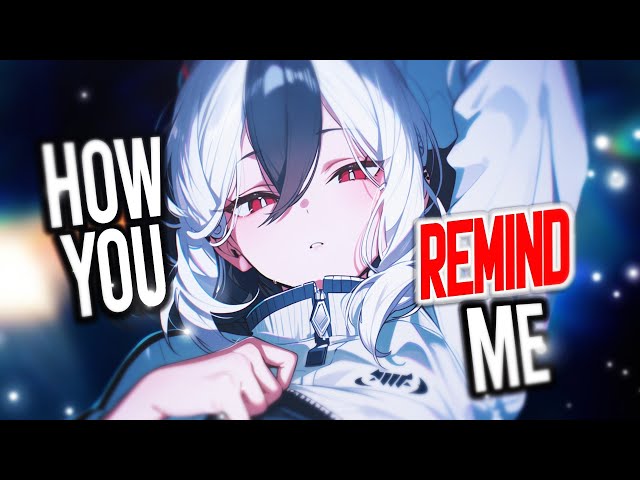 Nightcore - How You Remind Me (Rock Version) (Lyrics)