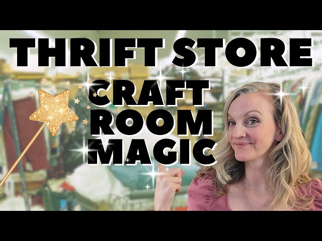 Repurposed Thrift Finds That Completely Changed My Craft Room!