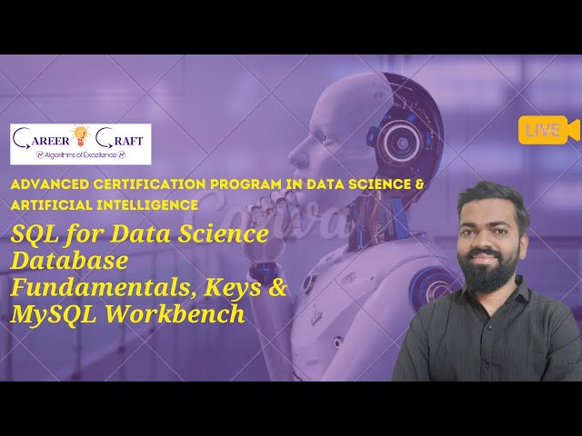SQL for Data Science | Lecture 1: Database Fundamentals, Keys & MySQL Workbench [Part 1]