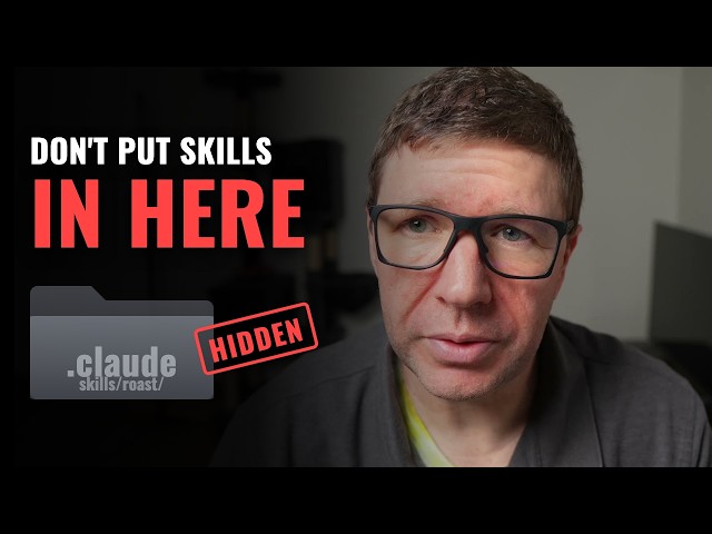 Claude Code Puts Skills in a Hidden Folder. Here's Where They Should Live.