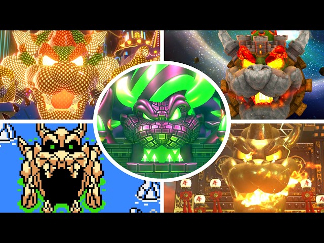 Evolution of Bowser's Castle in Super Mario Games (1985 - 2026)
