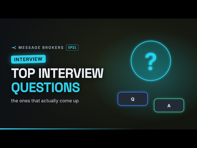 Message Queue & Kafka Interview Questions That Actually Come Up | FAANG Prep