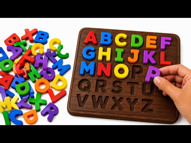 Fun Learning ABC Puzzle 🌈🧩 | Match Letters & Complete A to Z | Lesson 1