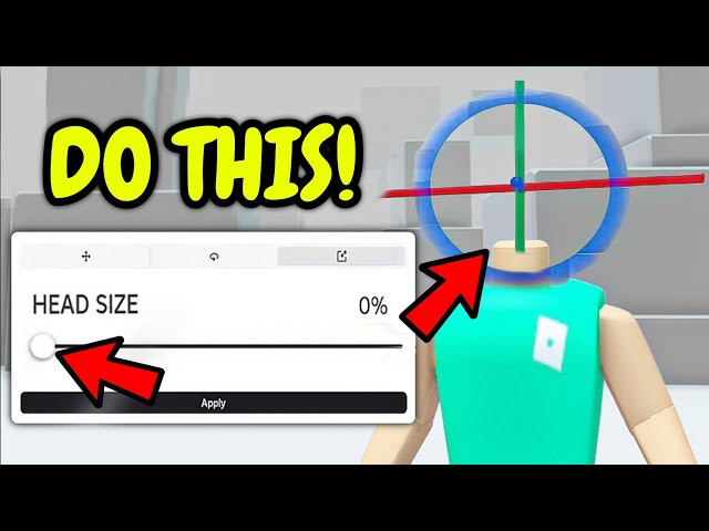 How to Make Your HEAD INVISIBLE on ROBLOX!