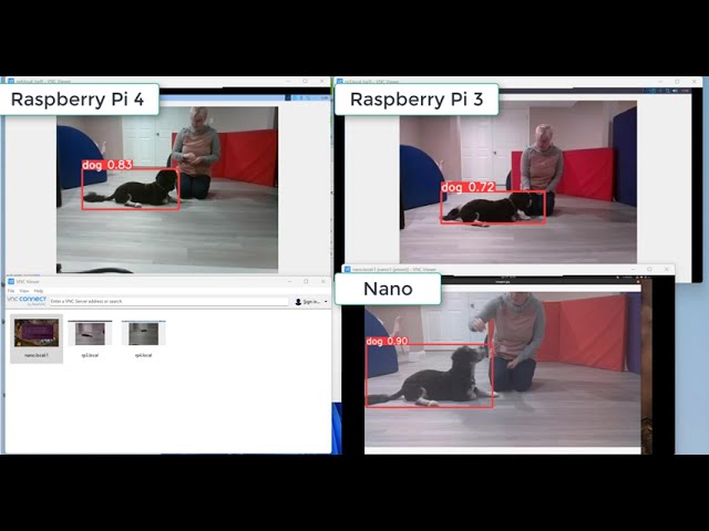 Comparing YOLOv8 on a Raspberry Pi 3, Raspberry Pi 4, and a Jetson Nano (CPU)