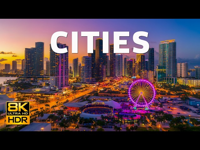 🔴 LIVE 24/7 🌍 World's Most Beautiful Cities in 4K UHD | Deep House Chill