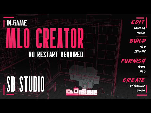 FiveM | SB Studio | In Game MLO Creator | Standalone - Overview | GTA5