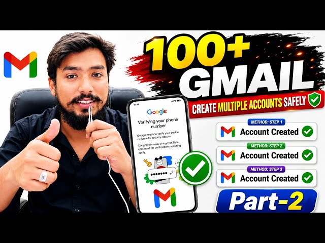 How to create unlimited Gmail accounts without phone number verification | New working trick 2026