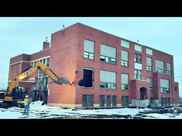DEMOLISHING The historic Adams Elementary! | THE WAIT IS FINALLY OVER!