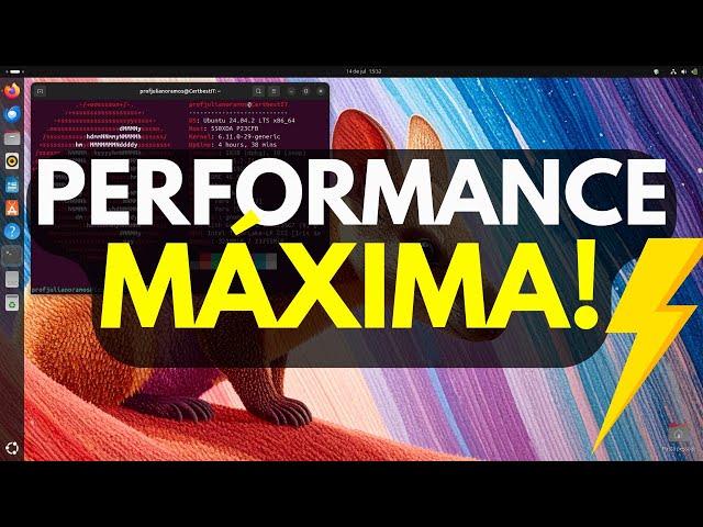✨ Ubuntu Linux Performance Máxima - 1%CPU - 1.3GB RAM! 🚀💻