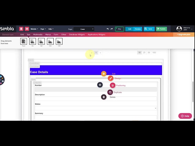 How to create a customer portal using Simbla no-code platform in less than 60 minutes -3rd part of 3