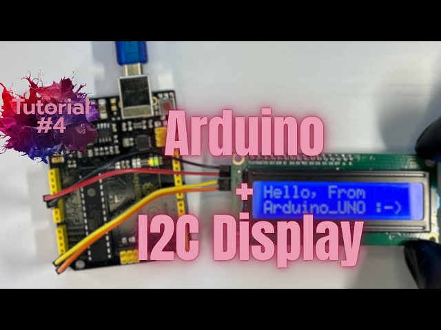 Arduino Tutorial #4:  How to use I2C Display with Arduino Uno. #arduino #i2cdisplay #arduinoproject