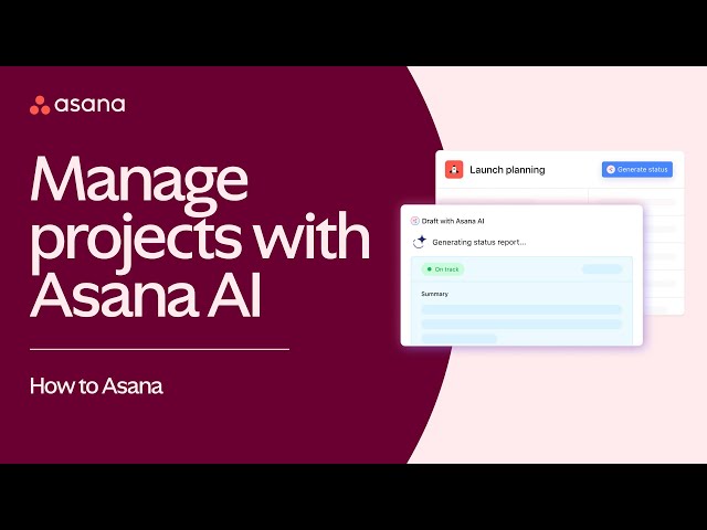 Asana AI: Manage projects with Asana AI