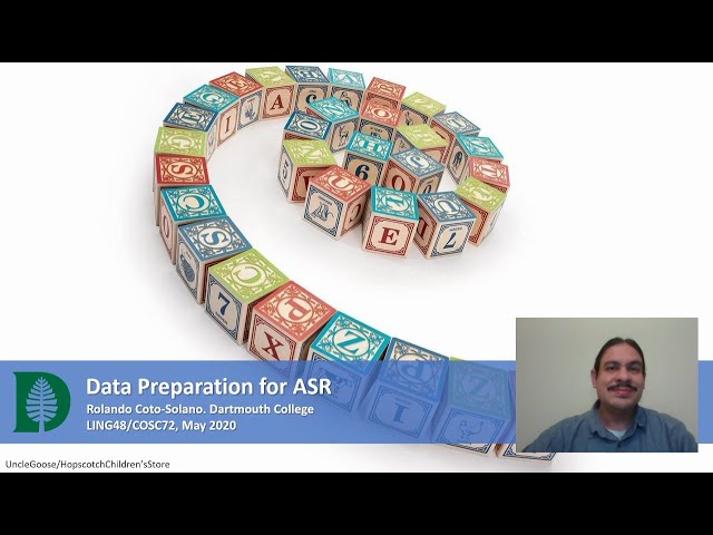 Data Preparation for ASR (Accelerated Computational Linguistics 2020.W09.07)