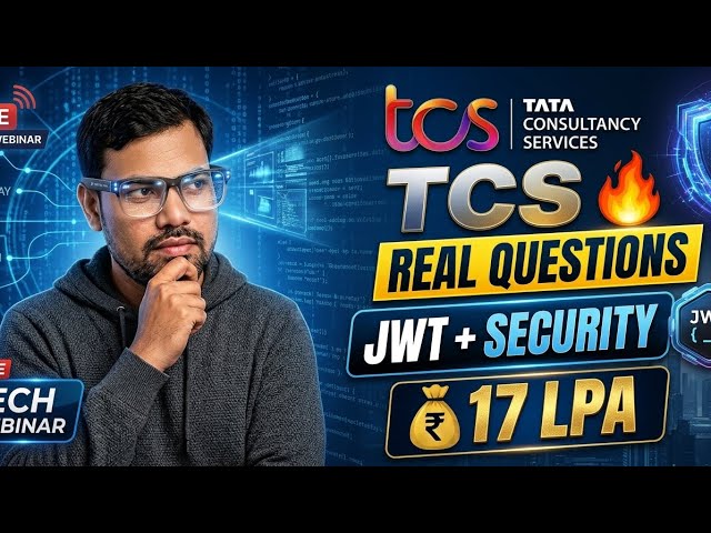 🔥 TCS Java Developer Interview | JWTToken | Spring Boot | Microservices | Java 8 |System Design