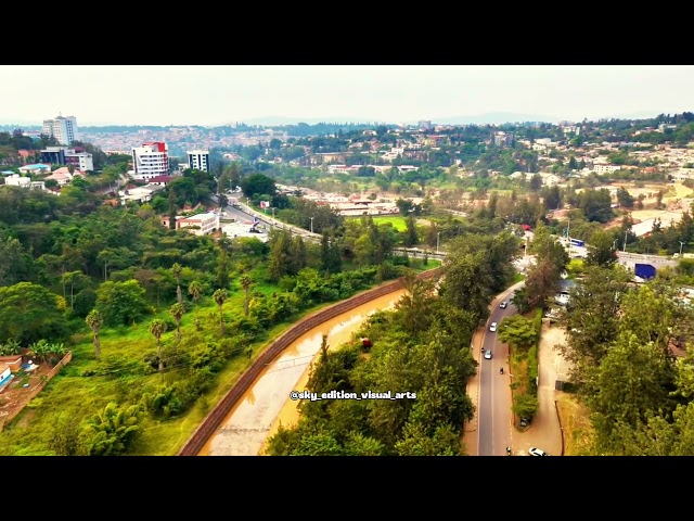 Kigali from above | 4k Drone footage
