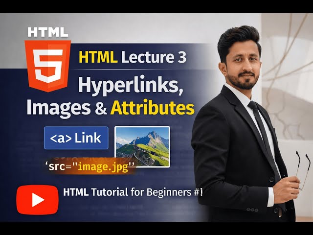 HTML Lecture 3 – Hyperlinks, Images & Attributes