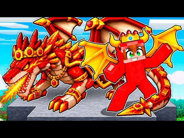 I Became the DRAGON KING in Minecraft!