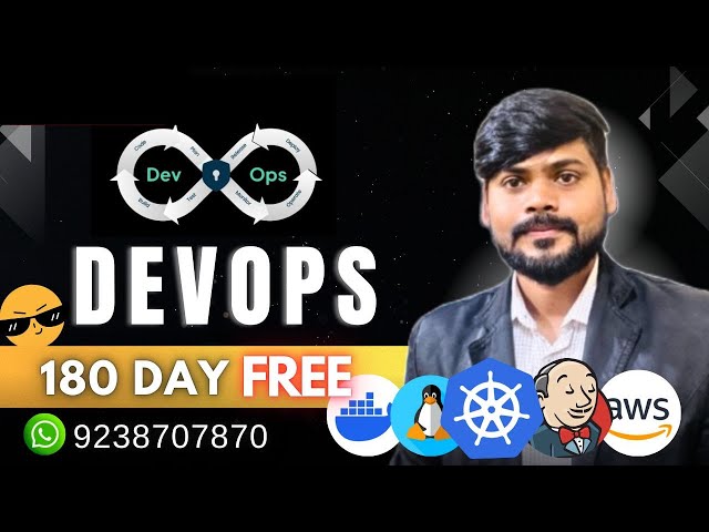 DEVOPS 180 DAYS FREE MASTER CLASS IN HINDI #devopsbustechnology #devopscourse #freedevops