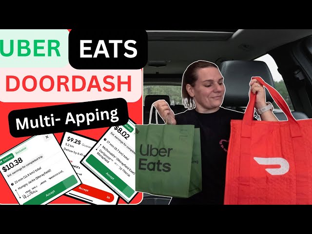Making $27 p/h Multi-Apping with DoorDash & UberEats | Ridealong 