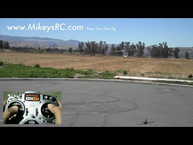 Learn to fly 6 channel 450 helicopter Watch my thumbs