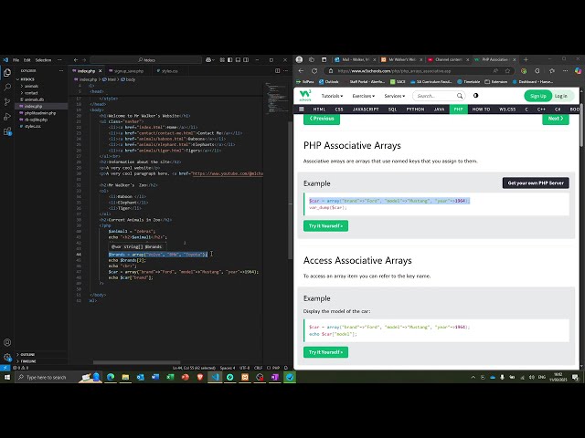 PHP Associative Arrays