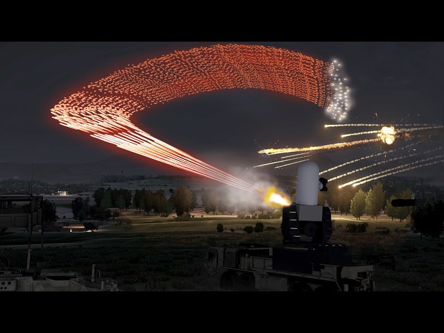 Most Intense Mega Compilation of C-RAM in Action, A-10 Warthog, Su-57- Military Simulation -ArmA 3