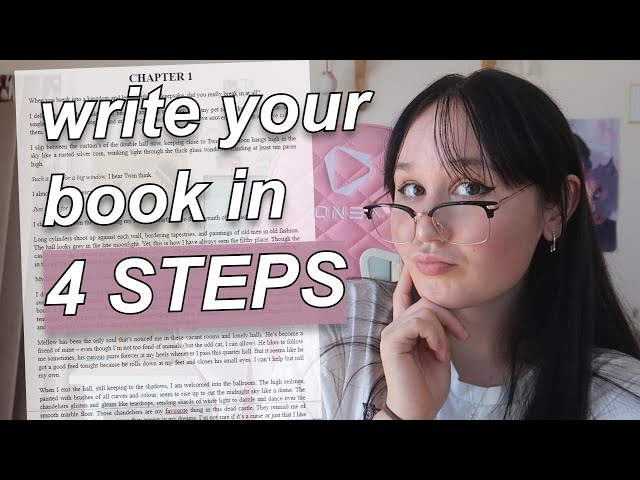 HOW TO WRITE A BOOK START TO FINISH 📖 (my *FOOLPROOF* 4 step novel process)