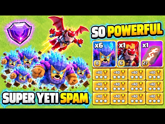 Super Yeti is the NEW INSANE Legend League Meta! | TH18 Attack Strategy | Clash of Clans