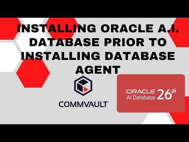 installing oracle a.i. database prior to installing Database agent